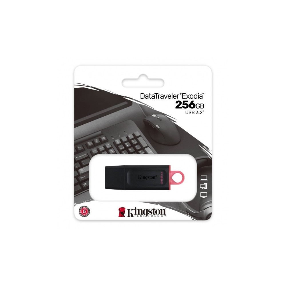 Produktbild för Kingston DataTraveler Exodia - USB flash-enhet - 256 GB