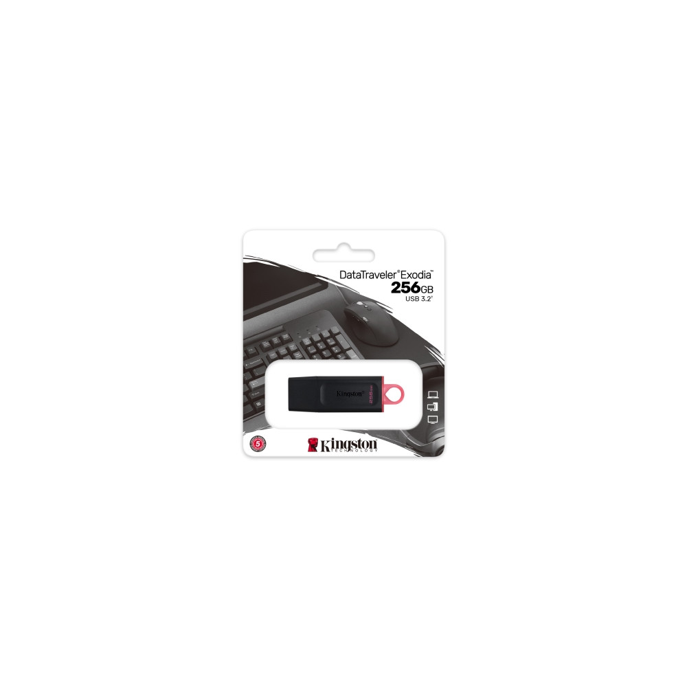 Produktbild för Kingston DataTraveler Exodia - USB flash-enhet - 256 GB