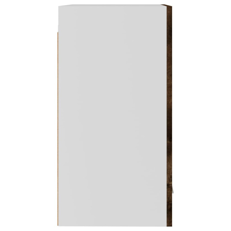 Produktbild för Väggskåp rökfärgad ek 39,5x31x60 cm konstruerat trä