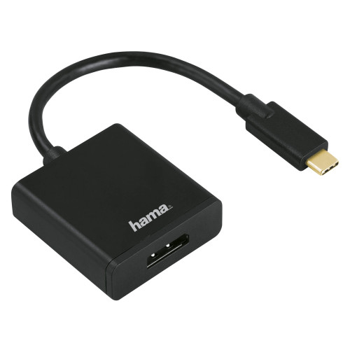 Hama Adapter DisplayPort-USB-C Hona-Hane Guld Svart