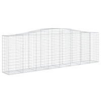 Produktbild för Gabioner bågformade 20 st 400x50x120/140 cm galvaniserat järn