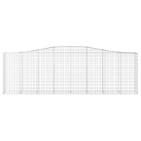Produktbild för Gabioner bågformade 20 st 400x50x120/140 cm galvaniserat järn