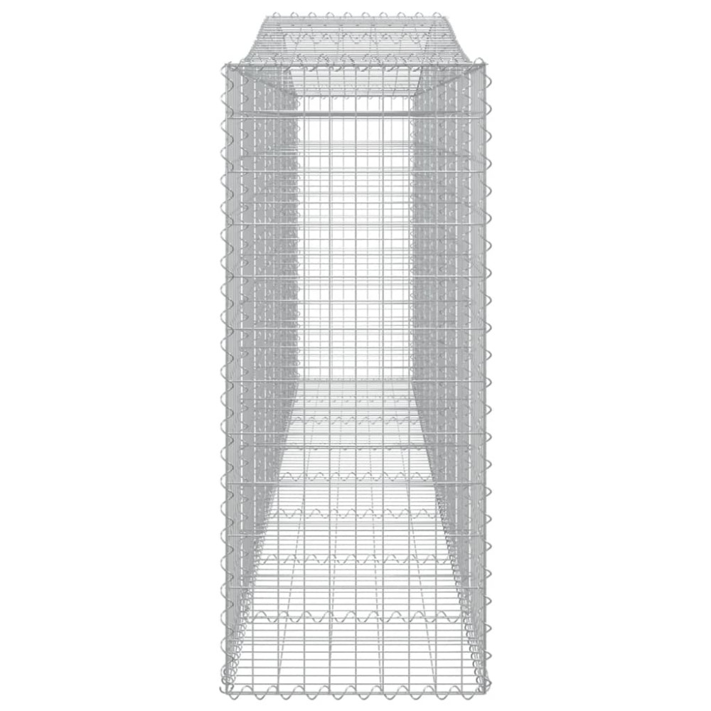 Produktbild för Gabioner bågformade 20 st 400x50x120/140 cm galvaniserat järn