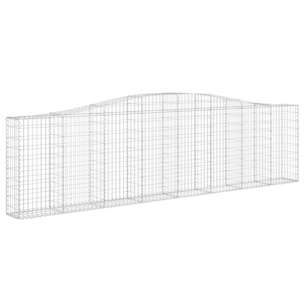 Produktbild för Gabioner bågformade 20 st 400x30x100/120 cm galvaniserat järn
