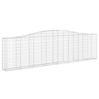 Produktbild för Gabioner bågformade 20 st 400x30x100/120 cm galvaniserat järn