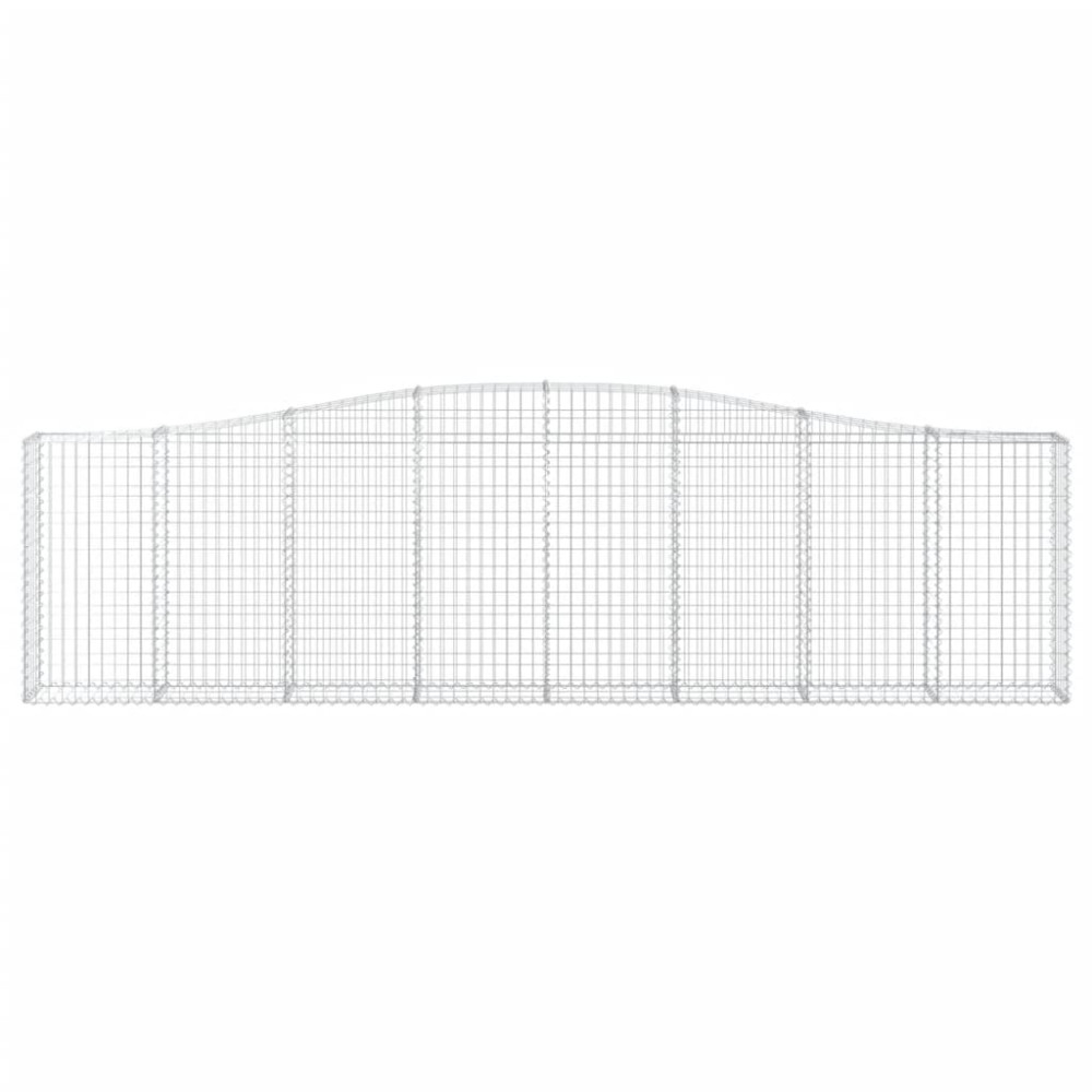Produktbild för Gabioner bågformade 20 st 400x30x100/120 cm galvaniserat järn