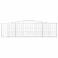 Produktbild för Gabioner bågformade 20 st 400x30x100/120 cm galvaniserat järn