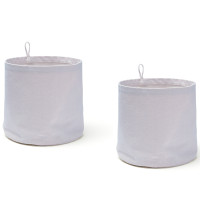 Miniatyr av produktbild för Förvaring textil cylinder 2-pack lila