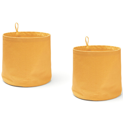 Kids Concept Förvaring textil cylinder 2-pack mango