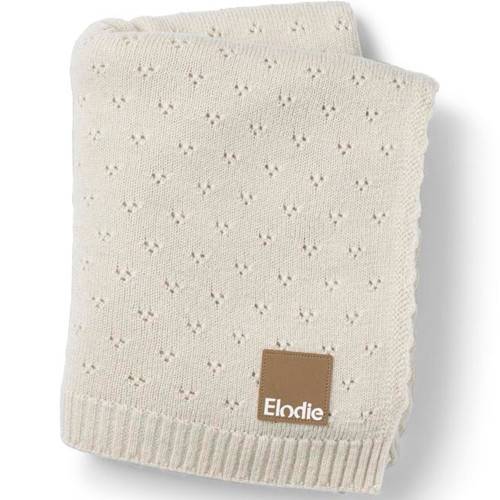 Elodie Details Pointelle Blanket Creamy White