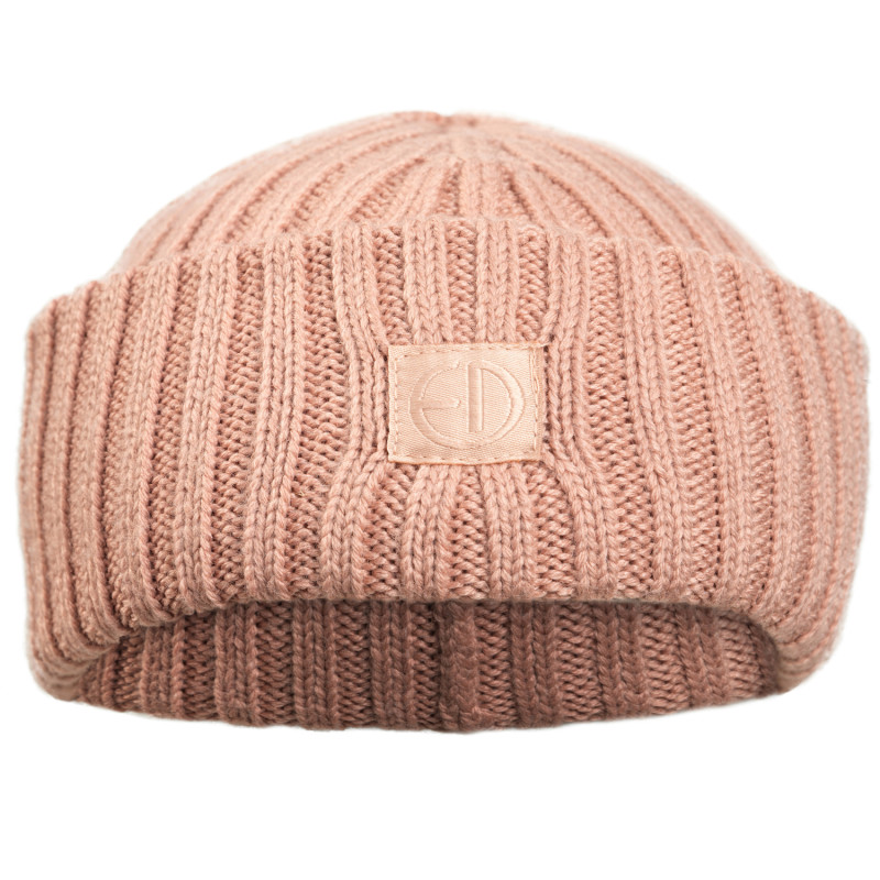 Produktbild för Wool Beanie - Blushing Pink 6-12 månader