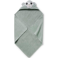 Miniatyr av produktbild för Hooded Towel, Pebble Green