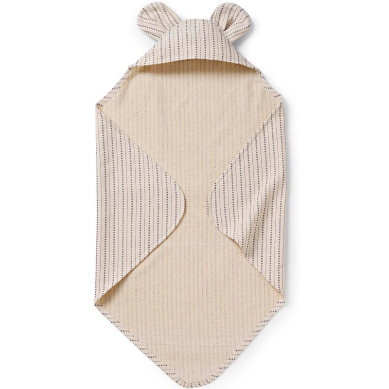 Produktbild för Hooded Towel, Pinstripe