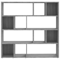Miniatyr av produktbild för Bokskåp/rumsavdelare grå sonoma 105x24x102 cm