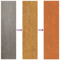 Produktbild för Takplåt 12 st rostfärgad 60x44 cm rosttrögt stål