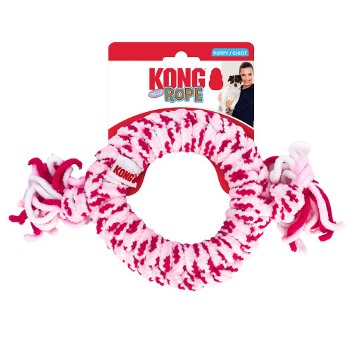 KONG Hundleksak Rope Ring Puppy KONG 17x33x2,5 cm