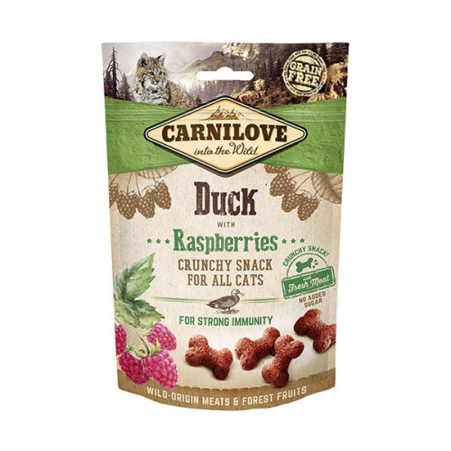 Carni Love CARNILOVE Duck with Raspberries torrfoder till katt 50 g Vuxen Anka