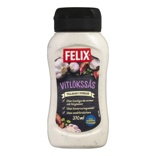 Felix Vitlökssås 370 ml