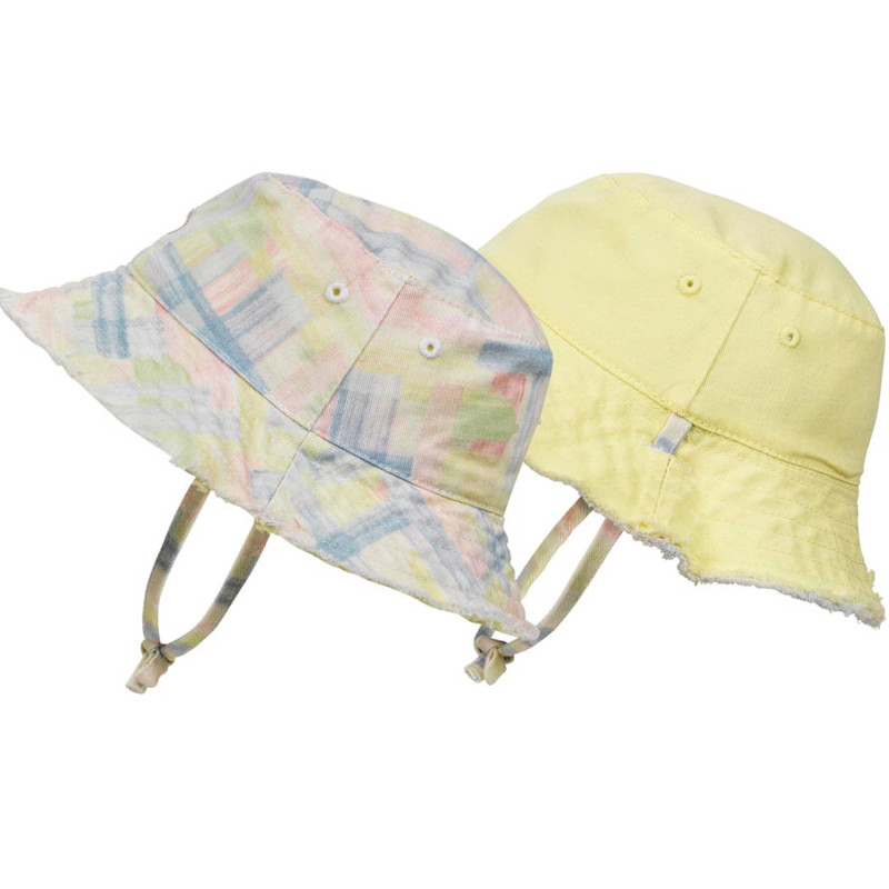 Produktbild för Sun Hat, Pastel Braids, 1-2 years