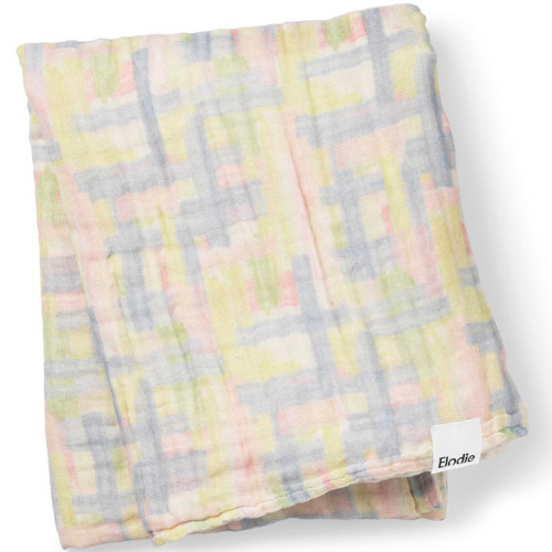 Elodie Details Crinkled Blanket, Pastel Braids