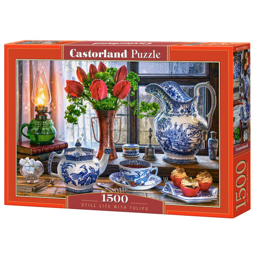 CASTORLAND Castorland Still Life with Tulips 1500 pcs Pussel 1500 styck Konst