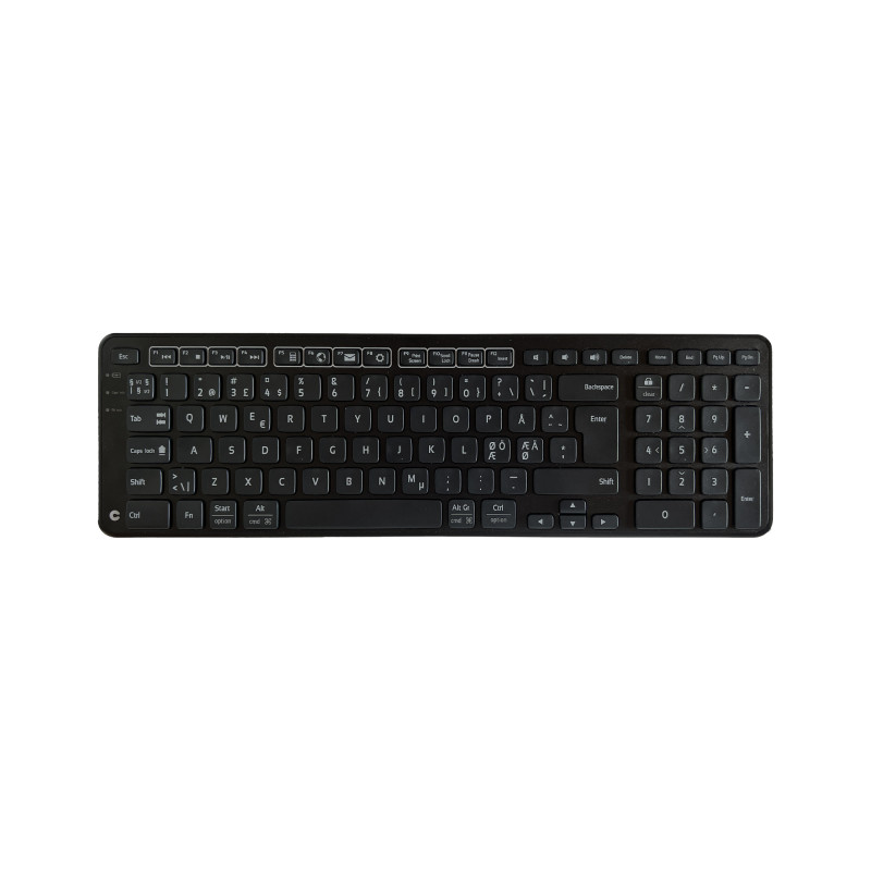Produktbild för Contour Design Balance Keyboard BK - Trådlöst tangentbord -PN Version