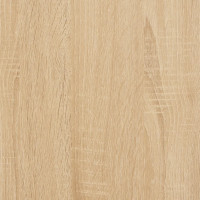 Produktbild för Skänk 3 delar Sonoma ek konstruerat trä