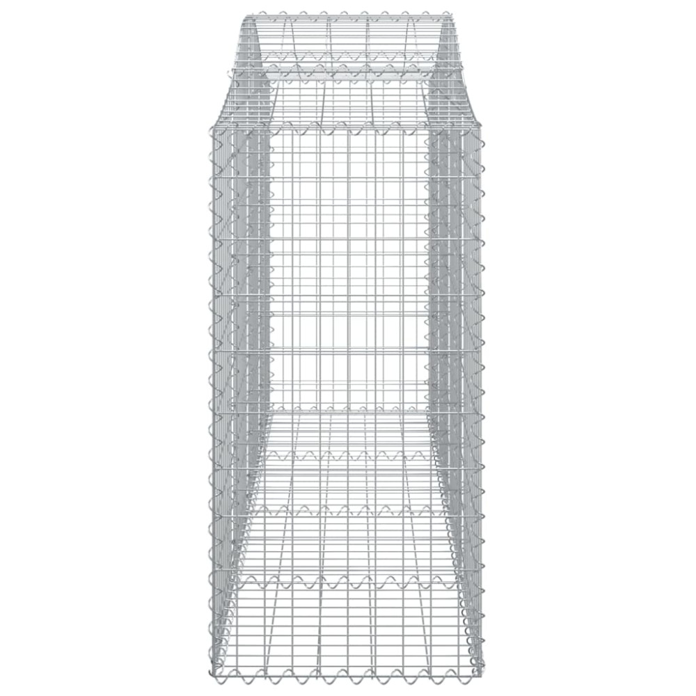 Produktbild för Gabioner bågformade 50 st 200x50x100/120 cm galvaniserat järn