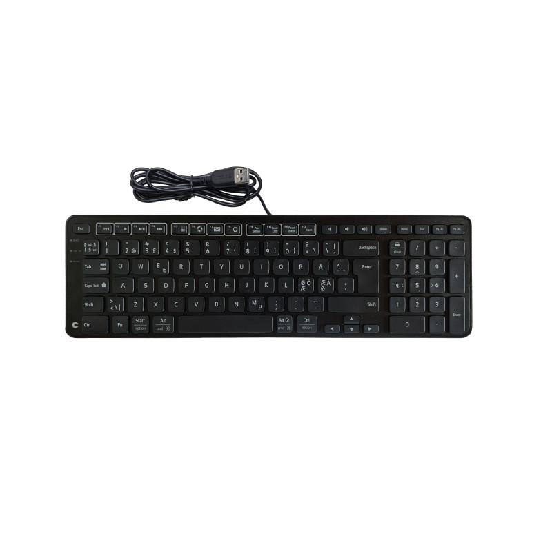 Produktbild för Contour Design Balance Keyboard BK -Wired-PN Version