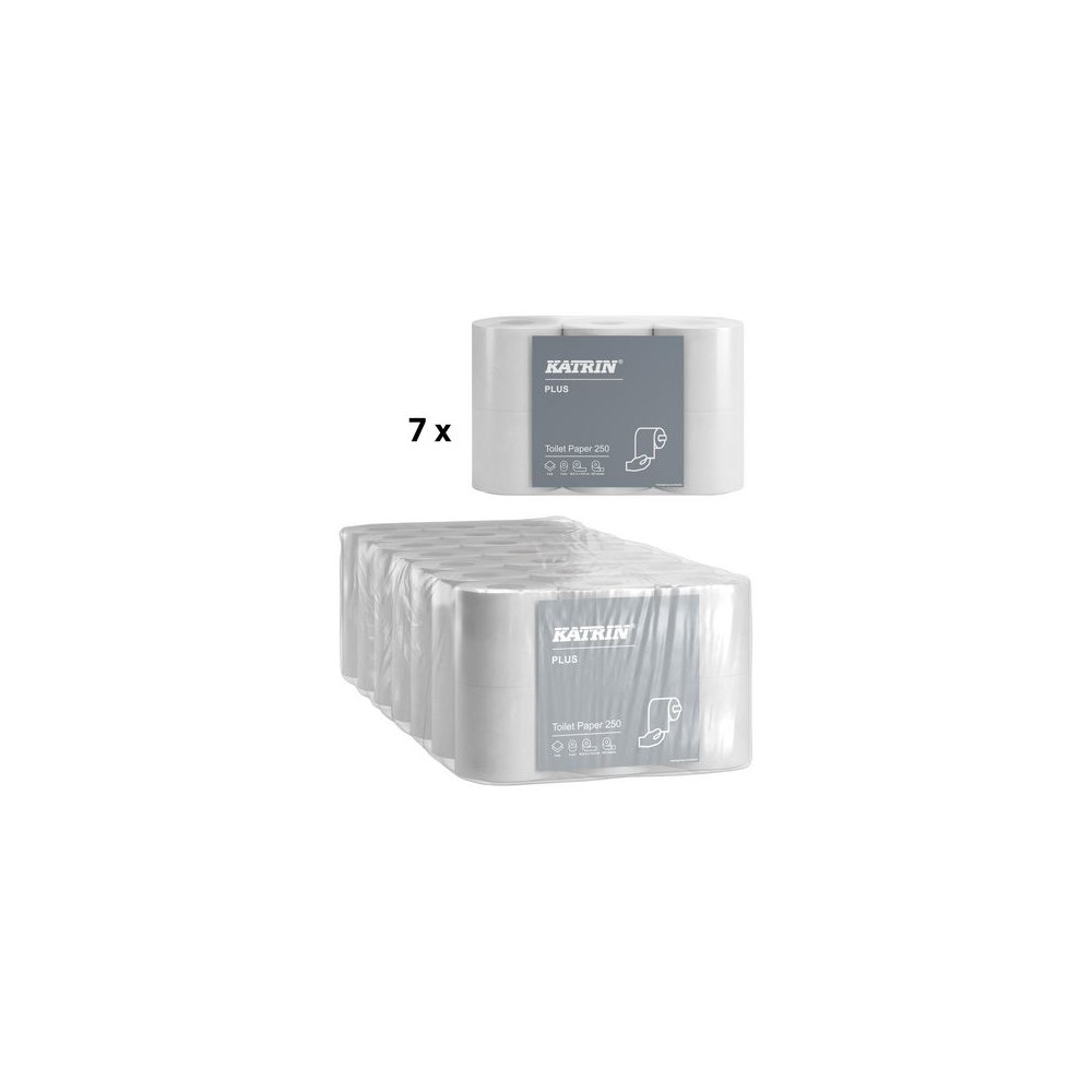 Produktbild för Toalettpapper KATRIN Plus 250 42/fp
