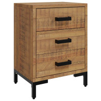 Produktbild för Sängbord 2 st 40x30x55 cm massiv furu