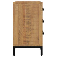 Produktbild för Sängbord 2 st 40x30x55 cm massiv furu