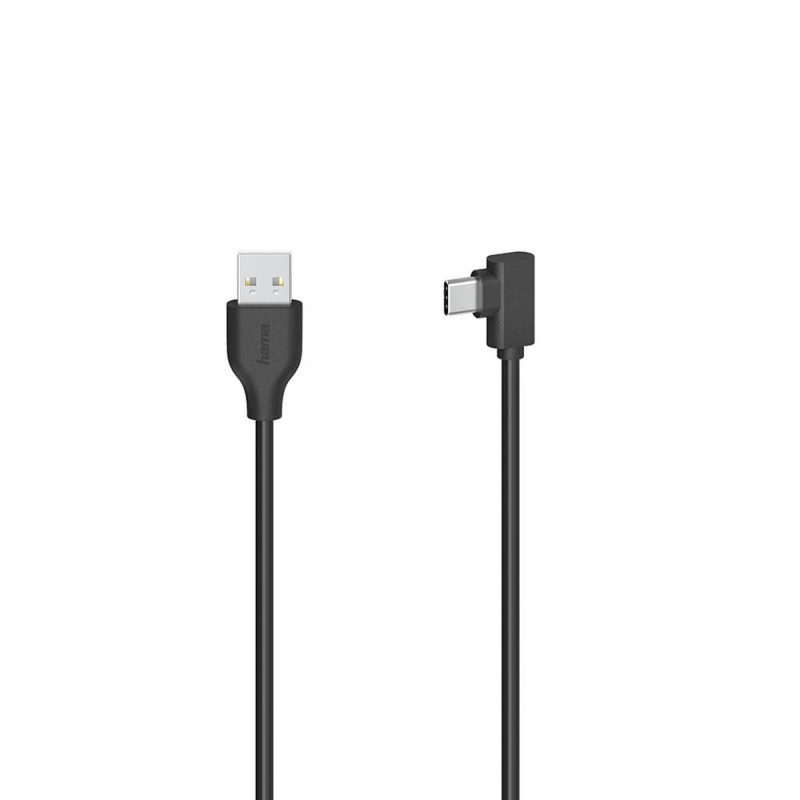 Produktbild för Cable USB-C to USB-A USB 2.0 480 Mbit/s Black 0.75m