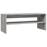 Produktbild för Soffbord grå sonoma 100x40x40 cm konstruerat trä
