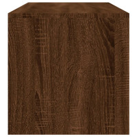 Miniatyr av produktbild för Soffbord brun ek 100x40x40 cm konstruerat trä