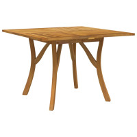 Produktbild för Trädgårdsbord 110x110x75 cm massivt akaciaträ