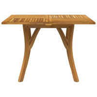 Produktbild för Trädgårdsbord 110x110x75 cm massivt akaciaträ