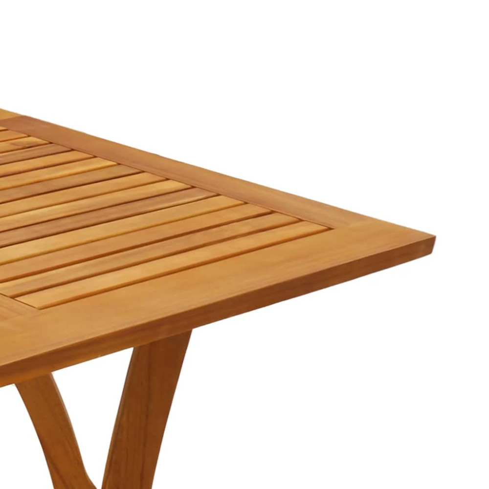 Produktbild för Trädgårdsbord 110x110x75 cm massivt akaciaträ