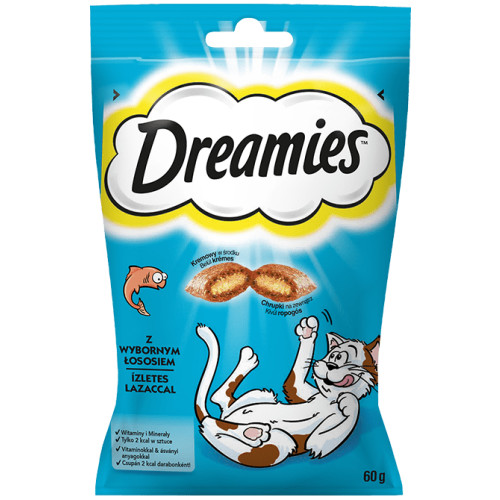 Dreamies Dreamies 4008429037962 godis till hund och katt Snacks Lax 60 g