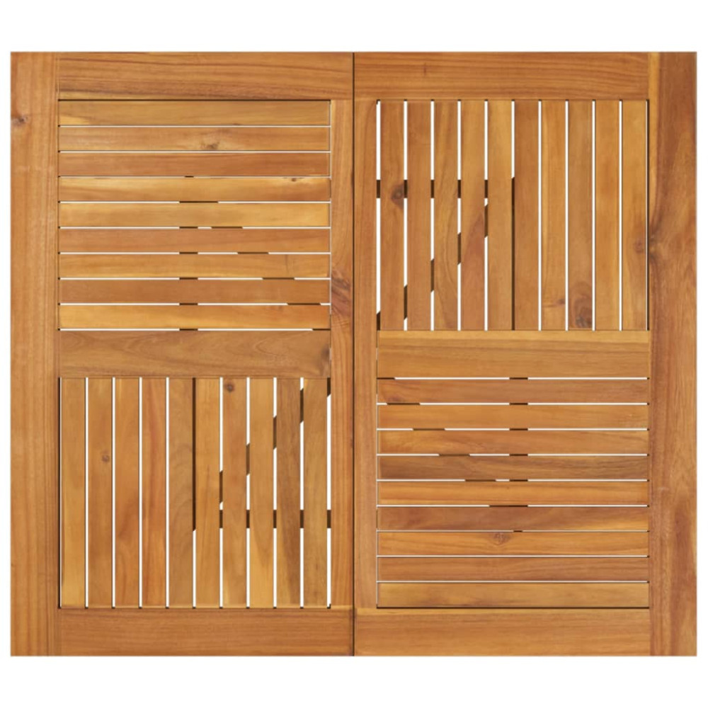 Produktbild för Trädgårdsbord 85x85x75 cm massivt akaciaträ