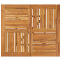 Produktbild för Trädgårdsbord 85x85x75 cm massivt akaciaträ