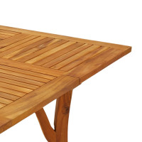 Produktbild för Trädgårdsbord 85x85x75 cm massivt akaciaträ