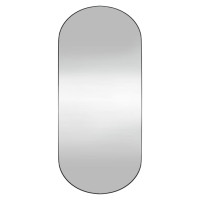 Produktbild för Väggspegel 35x80 cm glas oval