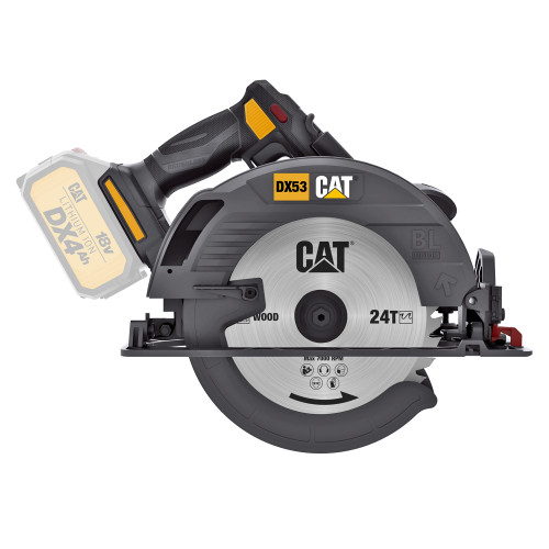 Cat CAT DX53B bärbar cirkelsåg 18,5 cm Svart 5500 RPM