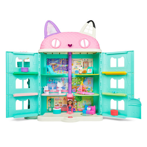 Spin Master Gabby's Dollhouse Purrfect Dollhouse with 2 Toy Figures dockhus