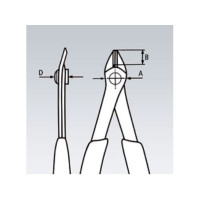 Produktbild för Knipex Electronic Super-Knips 78 03 125 - kabelsax