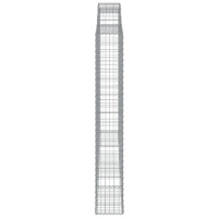 Produktbild för Gabion bågformad 300x30x200/220 cm galvaniserat järn
