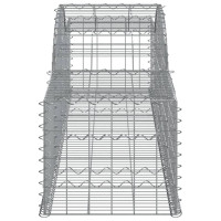 Produktbild för Gabion bågformad 300x50x40/60 cm galvaniserat järn