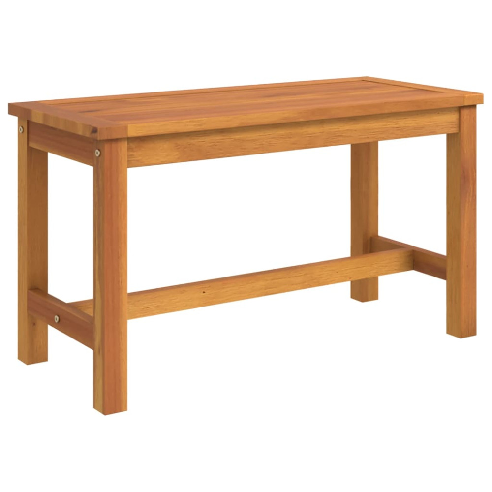 Produktbild för Trädgårdsbänk 80x35x45 cm massivt akaciaträ