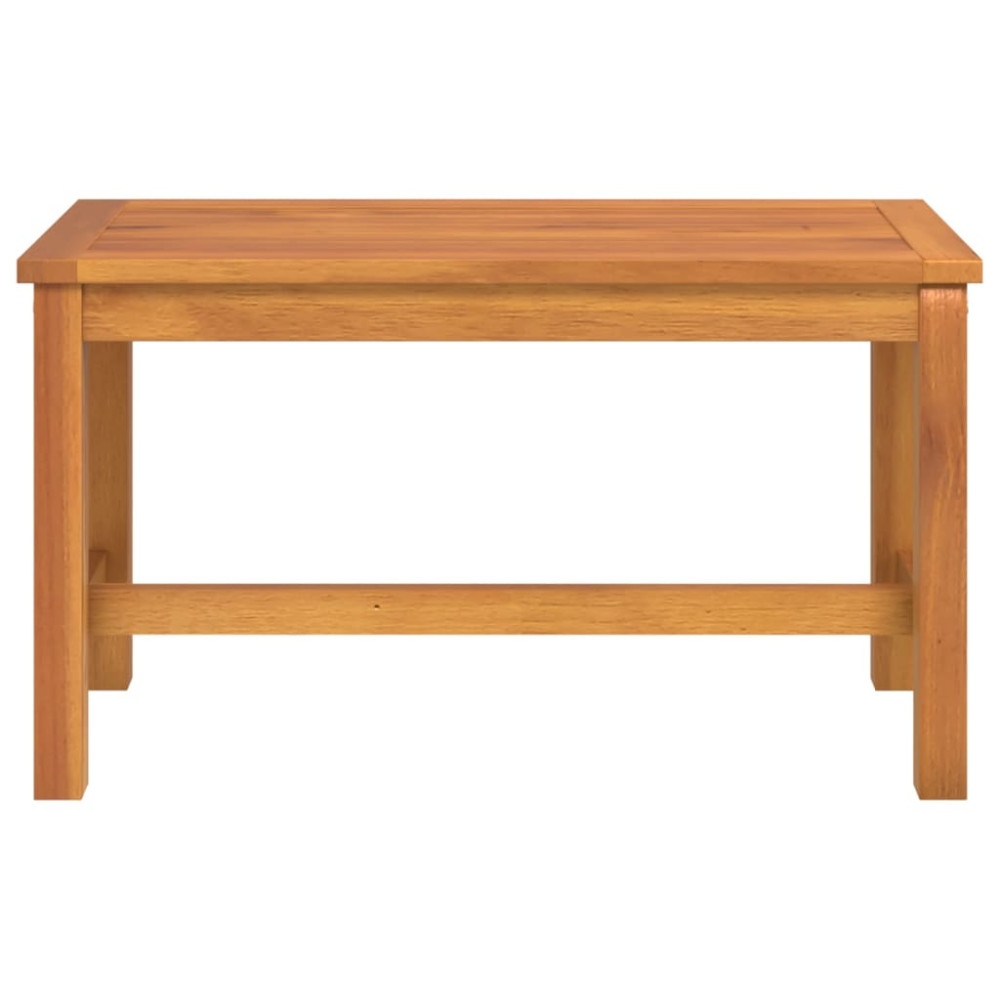 Produktbild för Trädgårdsbänk 80x35x45 cm massivt akaciaträ